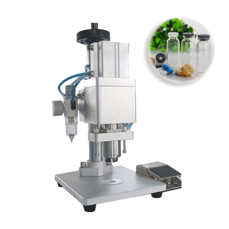 Bottle Glass Cap Making Equipment Customized Pneumatic Penicillin Bottle Capping Machine