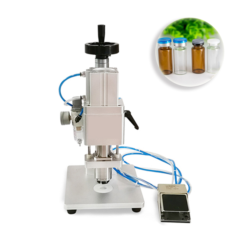 Bottle Glass Cap Making Equipment Customized Pneumatic Penicillin Bottle Capping Machine