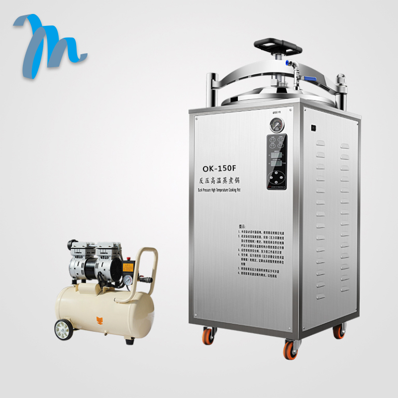 2023 Steam Type Fully Automatic Back Pressure High-temperature Sterilization Pot