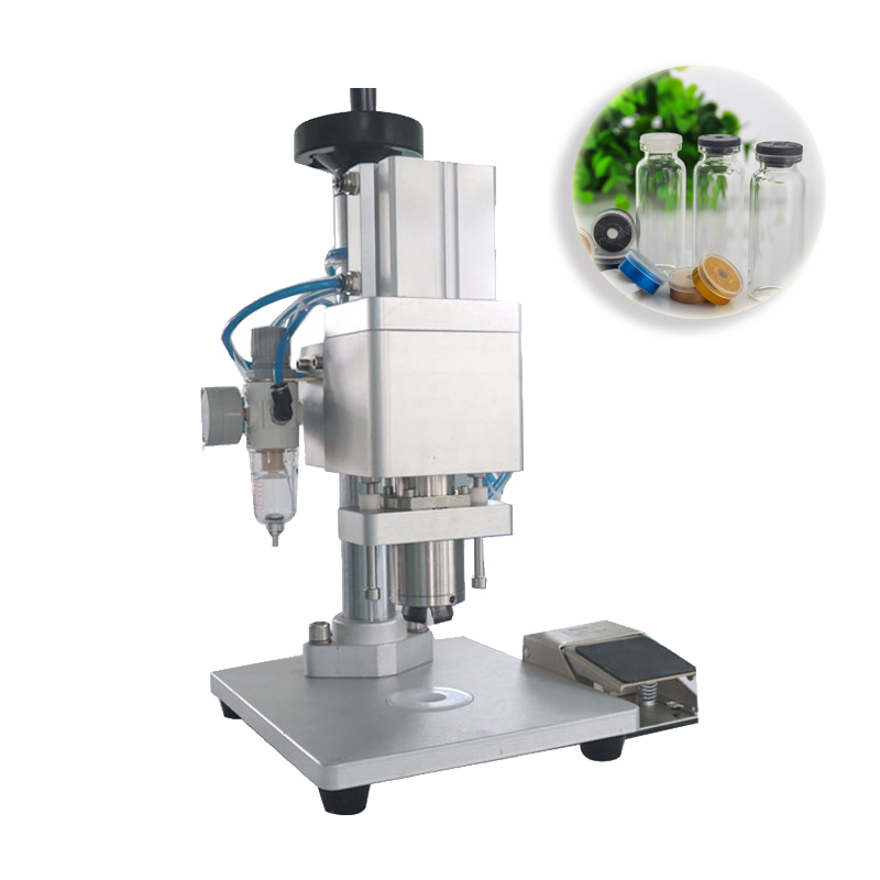 Bottle Glass Cap Making Equipment Customized Pneumatic Penicillin Bottle Capping Machine